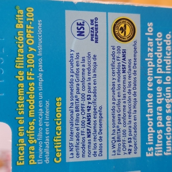 Brita set of 2 on top facet filtration replacement filter models FF-100 OPFF-100 - Picture 4 of 6